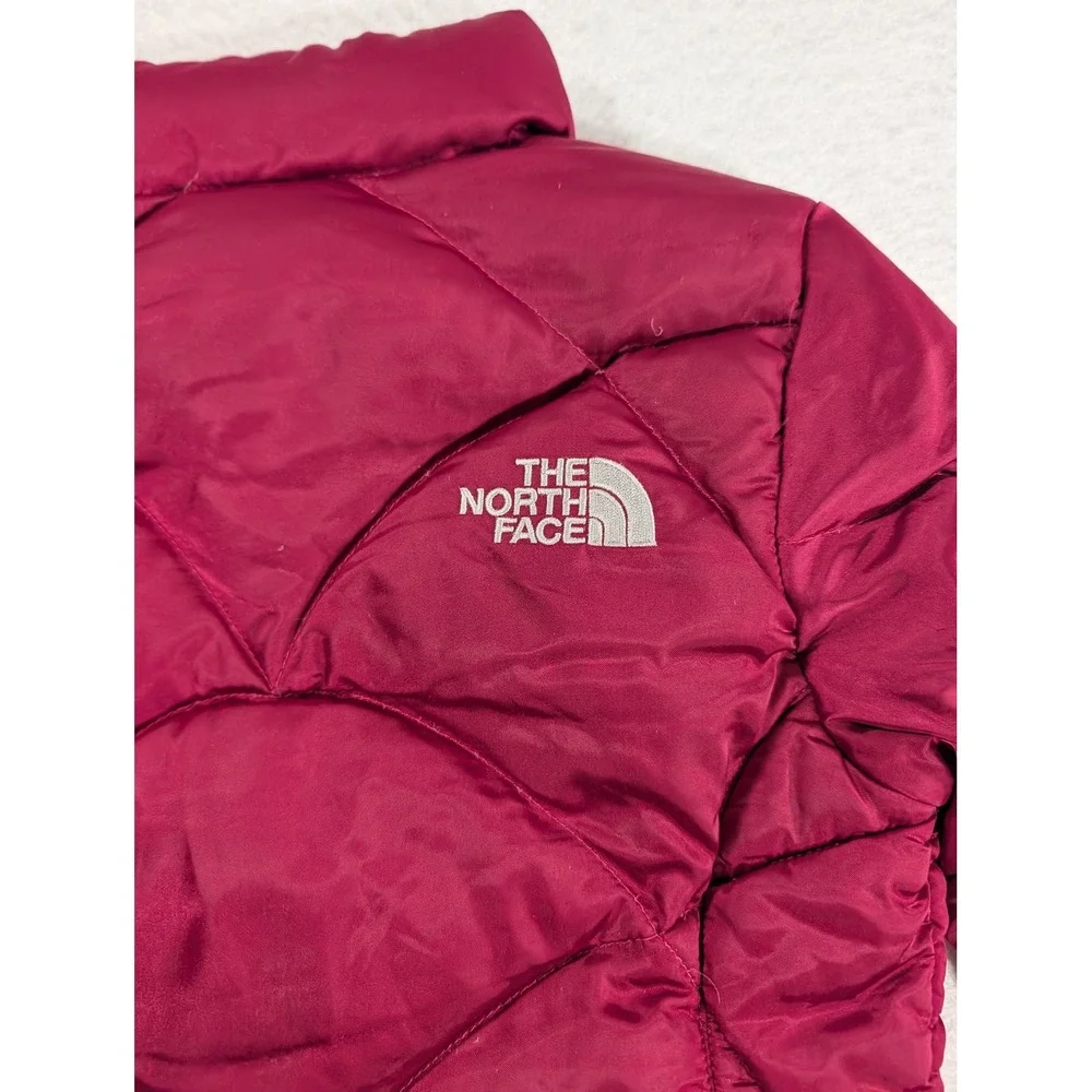 The North Face Girls Aconcagua 550 Down Jacket Magenta XS Puffer Coat